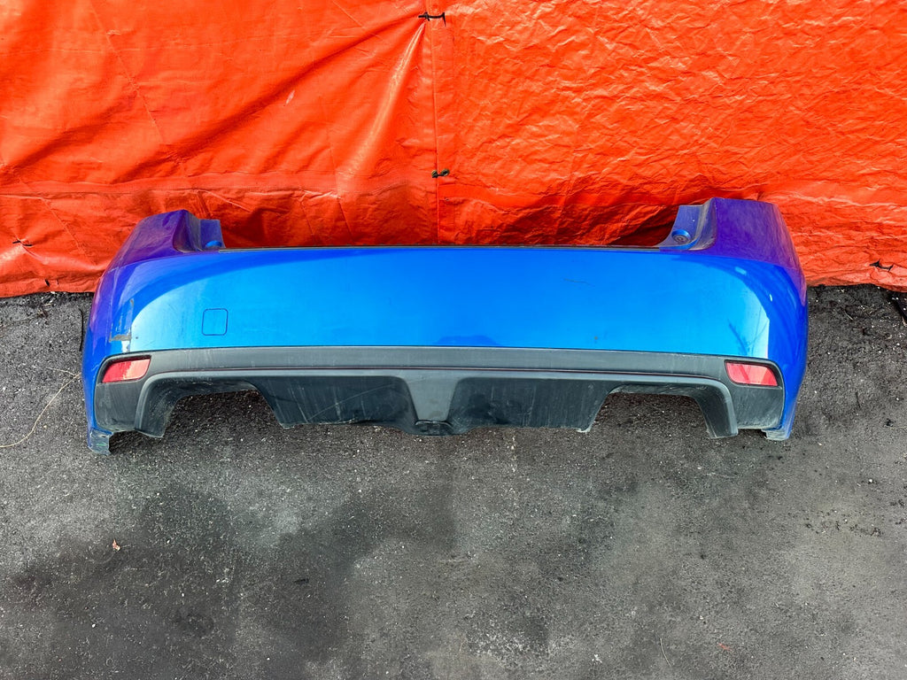 08 14 SUBARU IMPREZA WRX & STI WAGON   REAR BUMPER COVER   BLUE COLOR   OEM 2830