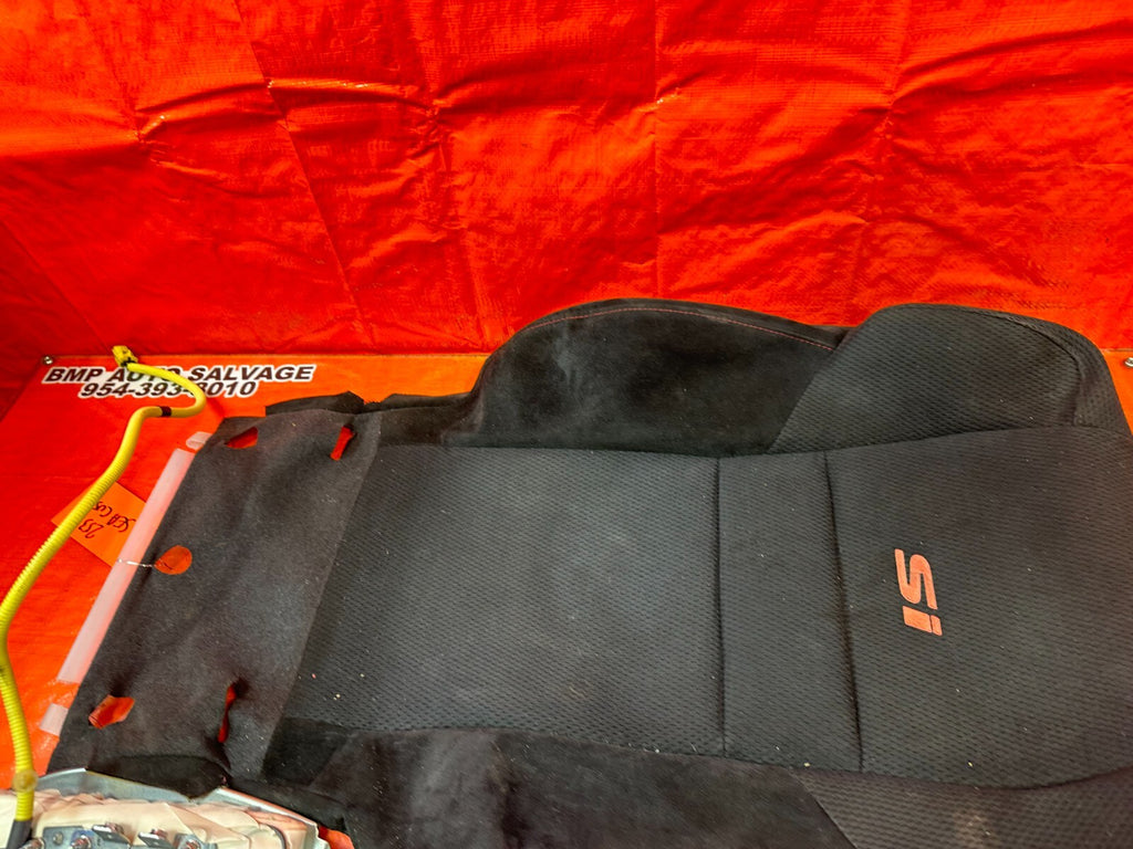 06 11 HONDA CIVIC SI RIGHT FRONT UPPER SEAT SKIN CLOTH FABRIC COVER OEM #2537