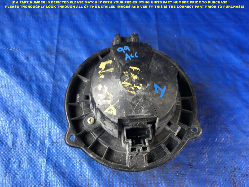 OEM 1998 1999 2000 2001 2002 HONDA ACCORD AC BLOWER MOTOR FAN          0