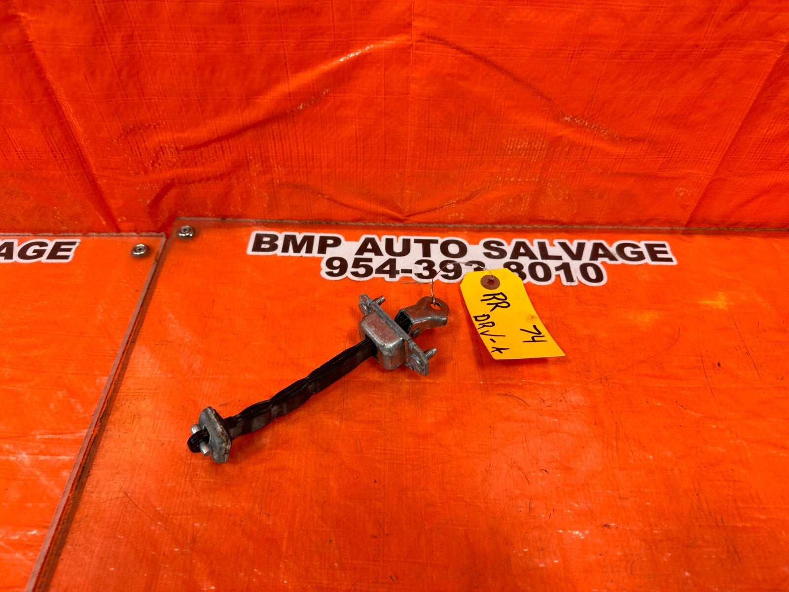 2012 SUBARU WRX STI SEDAN PASSENGER REAR DOOR CHECKER HINGE ARM STOPPER OEM 746