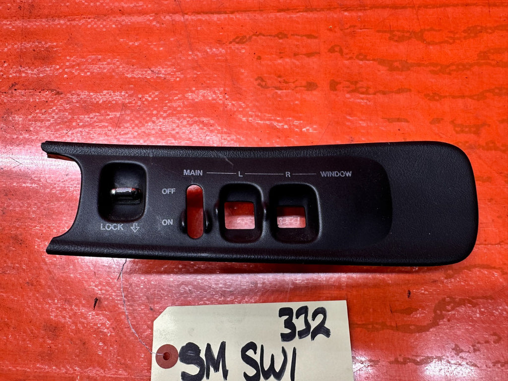 92 96 HONDA PRELUDE DRIVER POWER LOCK SWITCH OEM #332 SWITCH HOUSING BAD OK!4