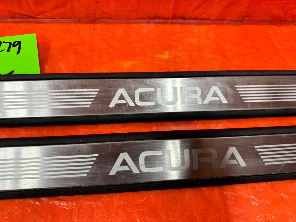 09 14 ACURA TSX   FLOOR PILLAR SCUFF PLATE SET LEFT RIGHT FRONT REAR   OEM #2792