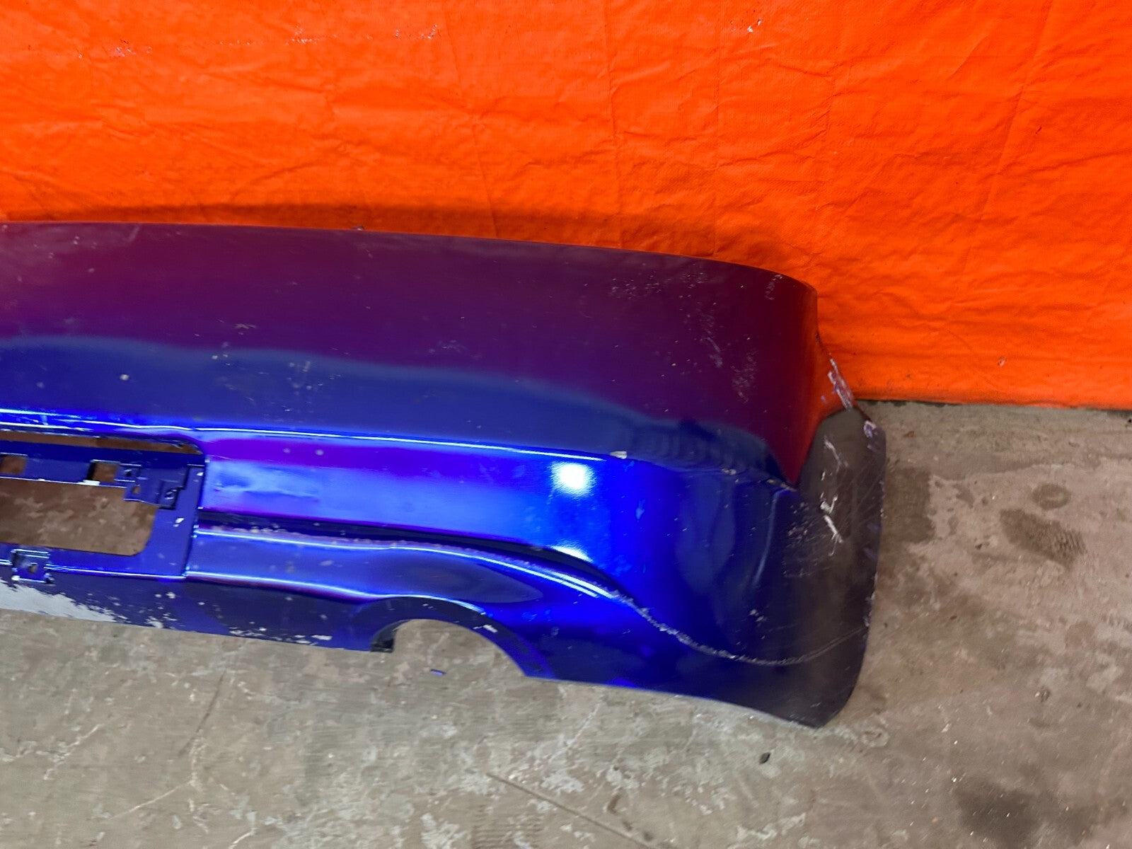 08 15 INFINITI G37 & Q60   2D COUPE   REAR BUMPER COVER   BLUE COLOR   OEM #2078