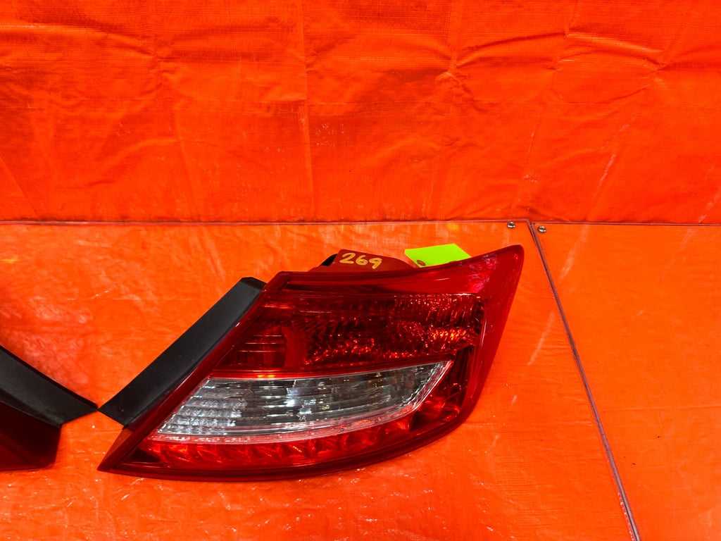 12 13 HONDA CIVIC SI 2D COUPE LEFT AND RIGHT TAIL LIGHTS LAMPS   OEM FACTORY 2699