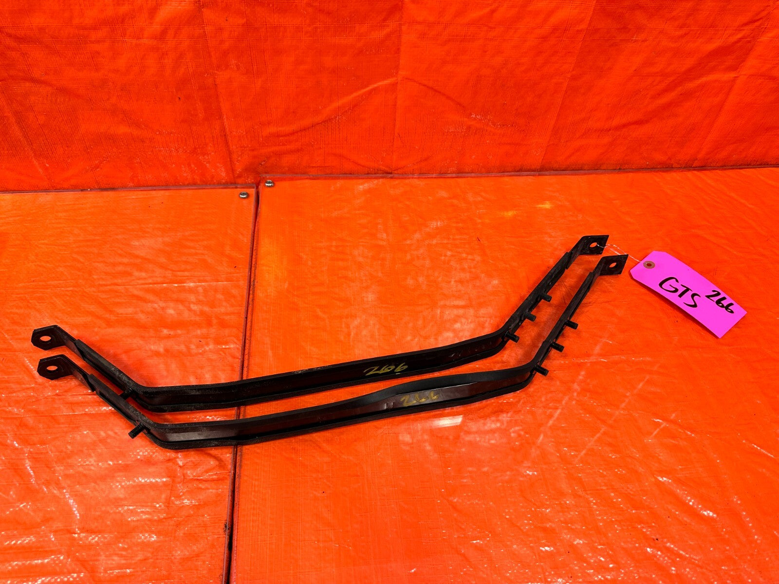 12 21 SUBARU WRX & STI  GASOLINE GAS FUEL TANK STRAP SET STRAPS SUPPORTS 2660