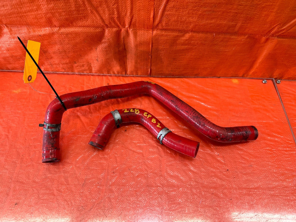 94 01 ACURA INTEGRA   RADIATOR HOSES   UNKNOWN BRAND   RED COLOR   #2286
