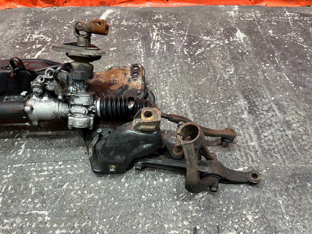 92 95 HONDA CIVIC FRONT SUBFRAME W/ RACK & CONTROL ARMS EKK2 K SWAP OEM #33313