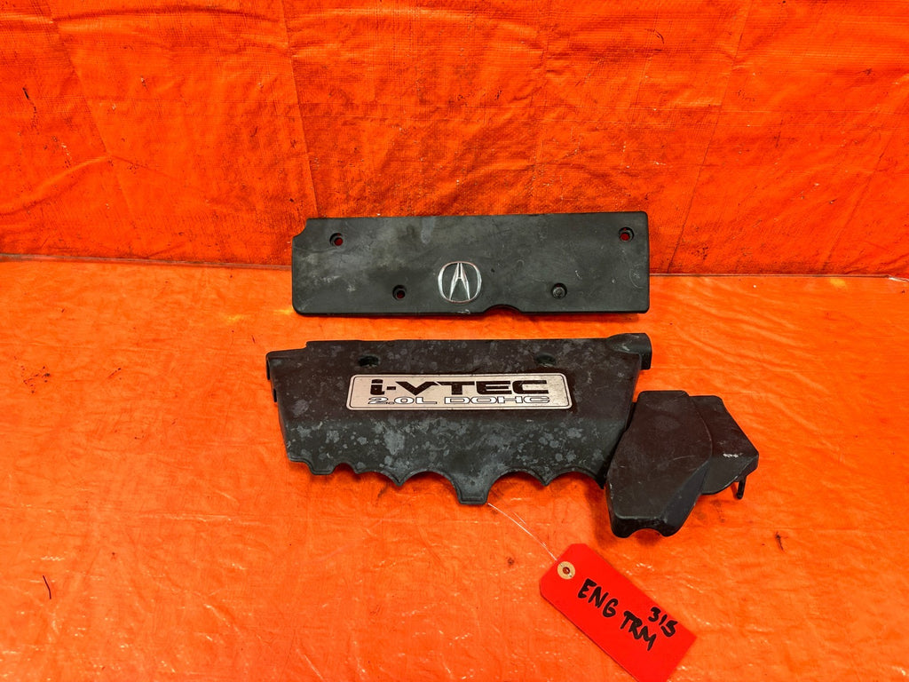 02 06 ACURA RSX BASE   K20A3   INTAKE MANIFOLD TRIM COVER SHROUD PLASTIC OEM 3150
