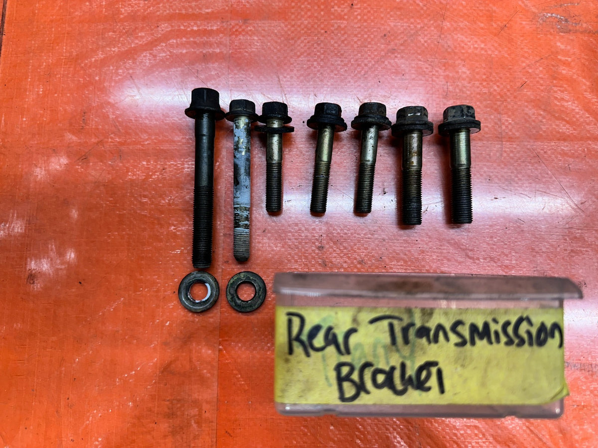 92-95 HONDA CIVIC REAR TRANSMISSION BRACKET MOUNT BOLTS HARDWARE SET OEM #3480