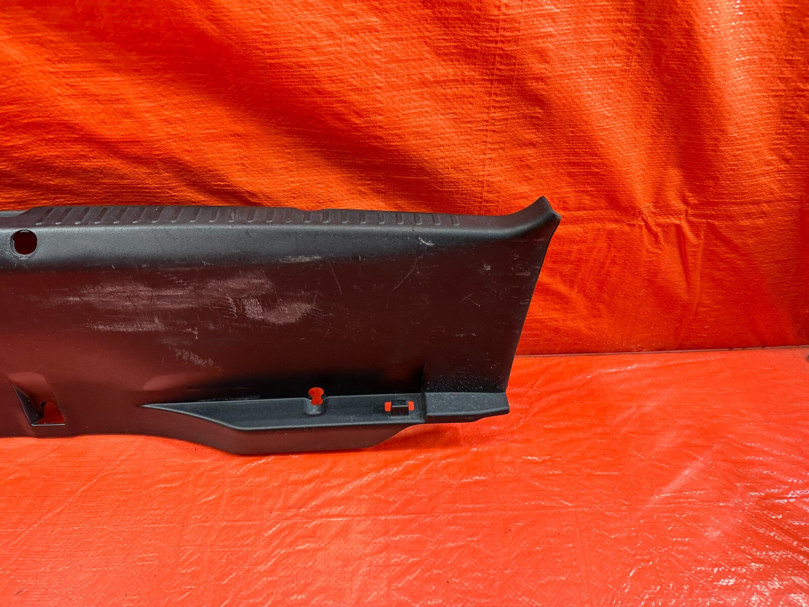 08 15 LANCER EVOLUTION X EVO 10 TRUNK LID PANEL COVER TRIM CARPET LINER OEM #2174