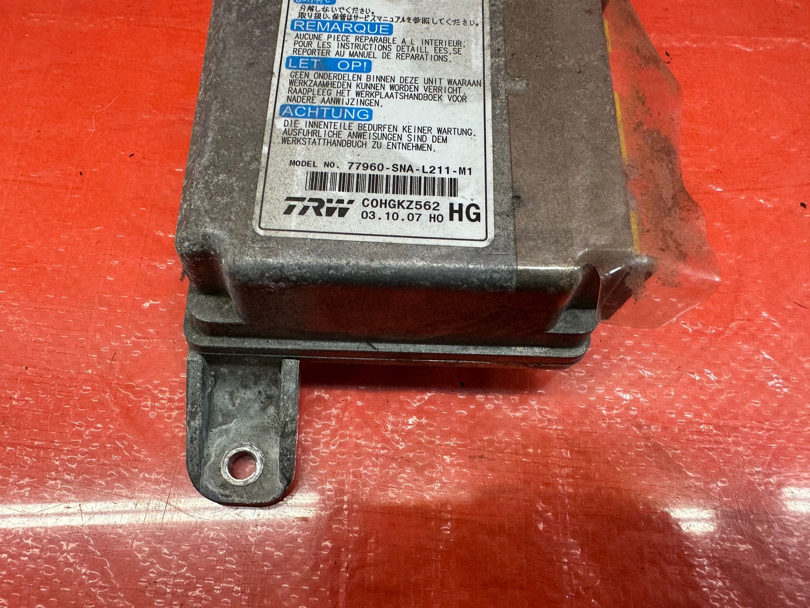 07 11 HONDA CIVIC SI SEDAN   CONTROL MODULE   77960 SNA L23   OEM FACTORY OE 2032