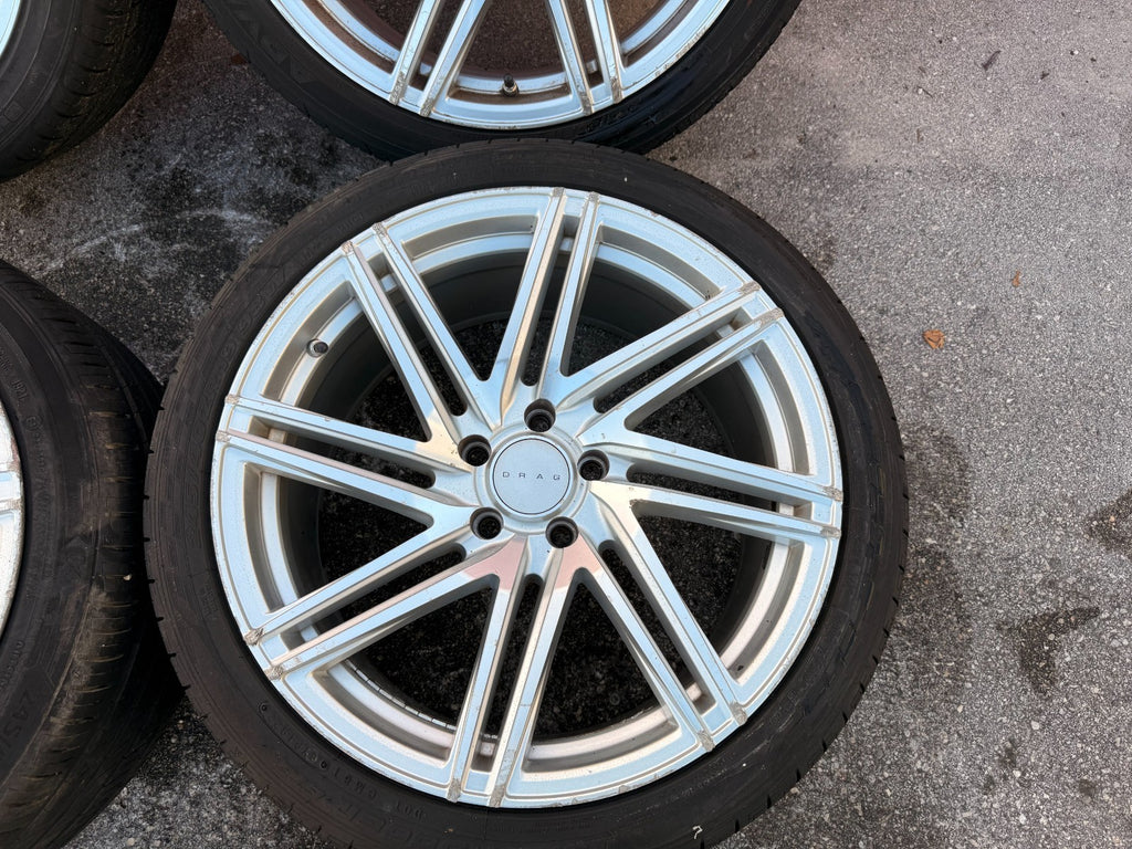 DRAG DR70 19 INCH WHEEL AND TIRE PACKAGE WHEELS   19x8 +32   19x9.5 +40  13