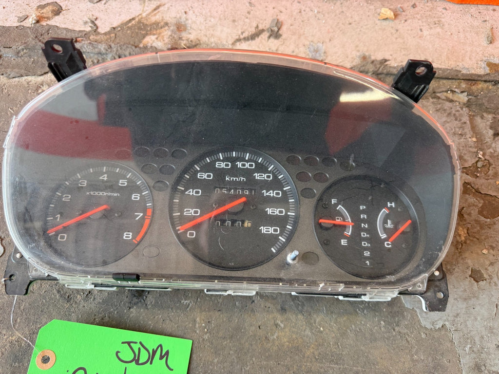 96 00 HONDA CIVIC   JDM   AUTOMATIC INSTRUMENT GAUGE CLUSTER   SI TYPE R EK9 VTI2