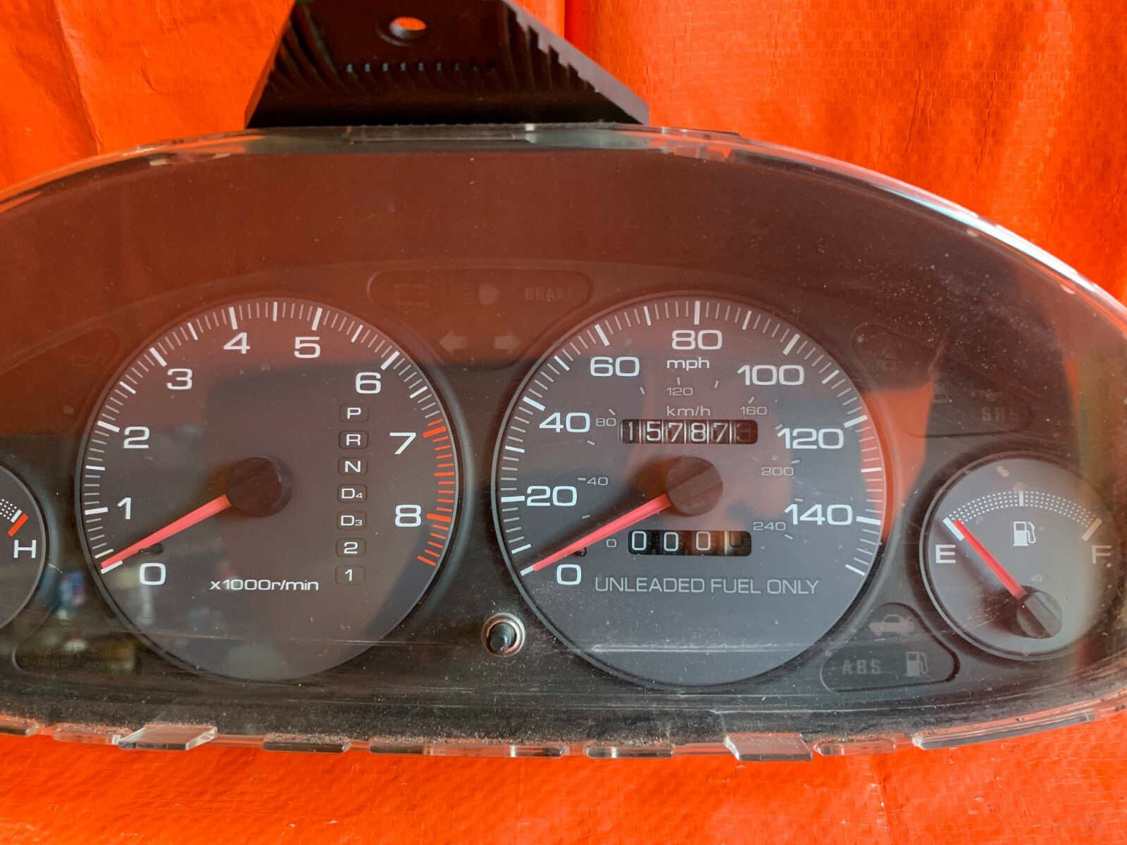 OEM 1997 97 ACURA INTEGRA SEDAN AUTOMATIC INSTRUMENT GAUGE CLUSTER 157K MILES4