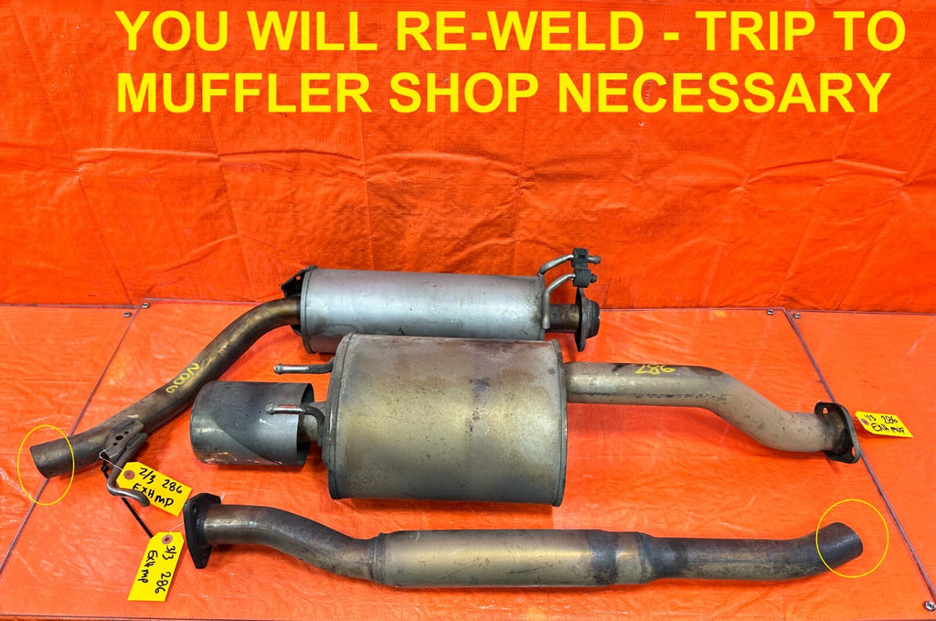 06 11 HONDA CIVIC 2D COUPE   SI   FACTORY EXHAUST MUDDLER MID PIPE RESONATOR OEM0