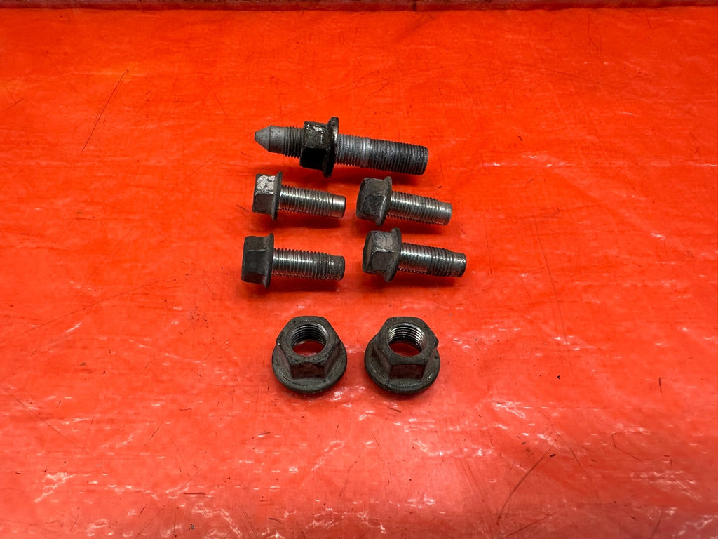 08 15 LANCER EVOLUTION X EVO 10 4B11T ENGINE MOTOR POST MOUNT BOLTS HARDWARE 2140