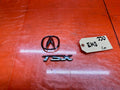 04 08 ACURA TSX 2.4L REAR TRUNK LID EMBLEM BADGE SET OEM #3300