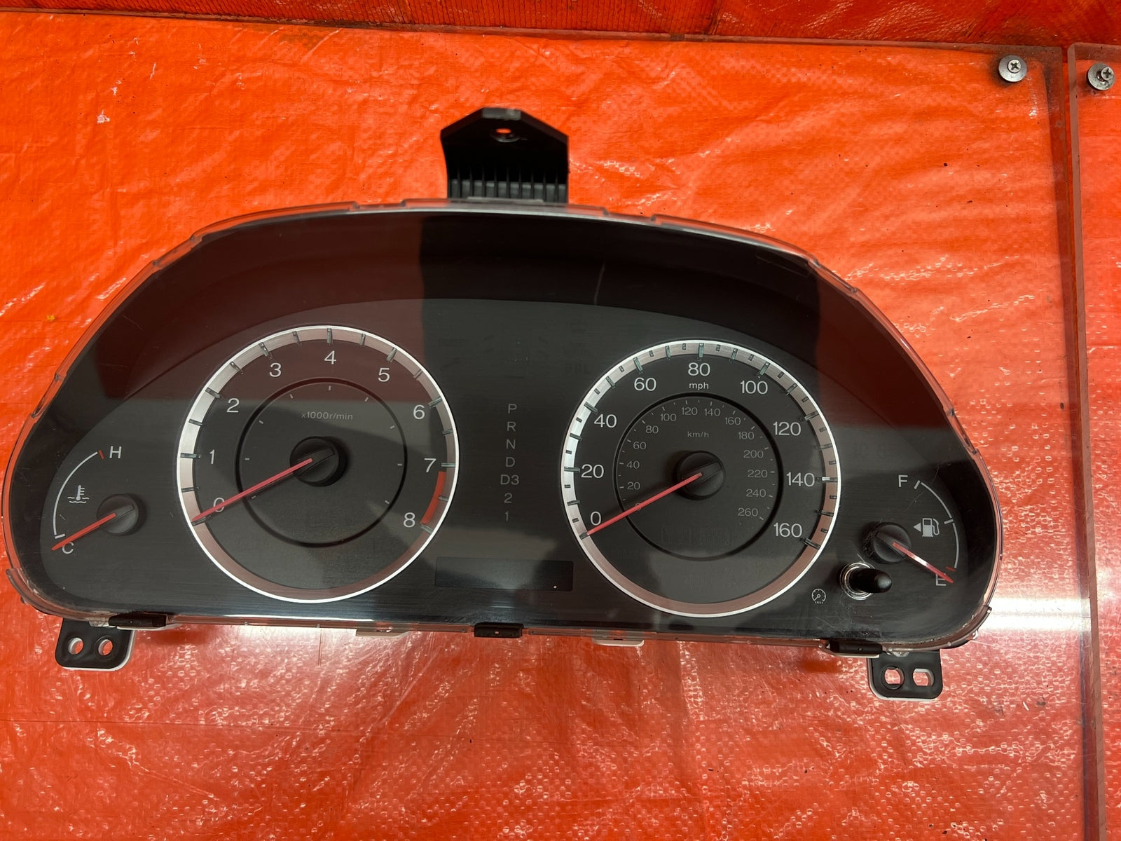 11 12 HONDA ACCORD EX L SEDAN   INSTRUMENT GAUGE CLUSTER SPEEDOMETER 163K   #1745