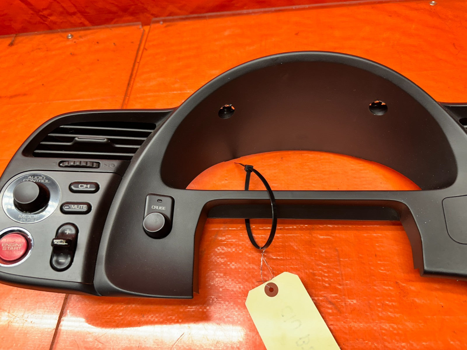 00-03 HONDA S2000 AP1 2.0L INSTRUMENT GAUGE CLUSTER DASH TRIM SURROUND BEZEL #3310