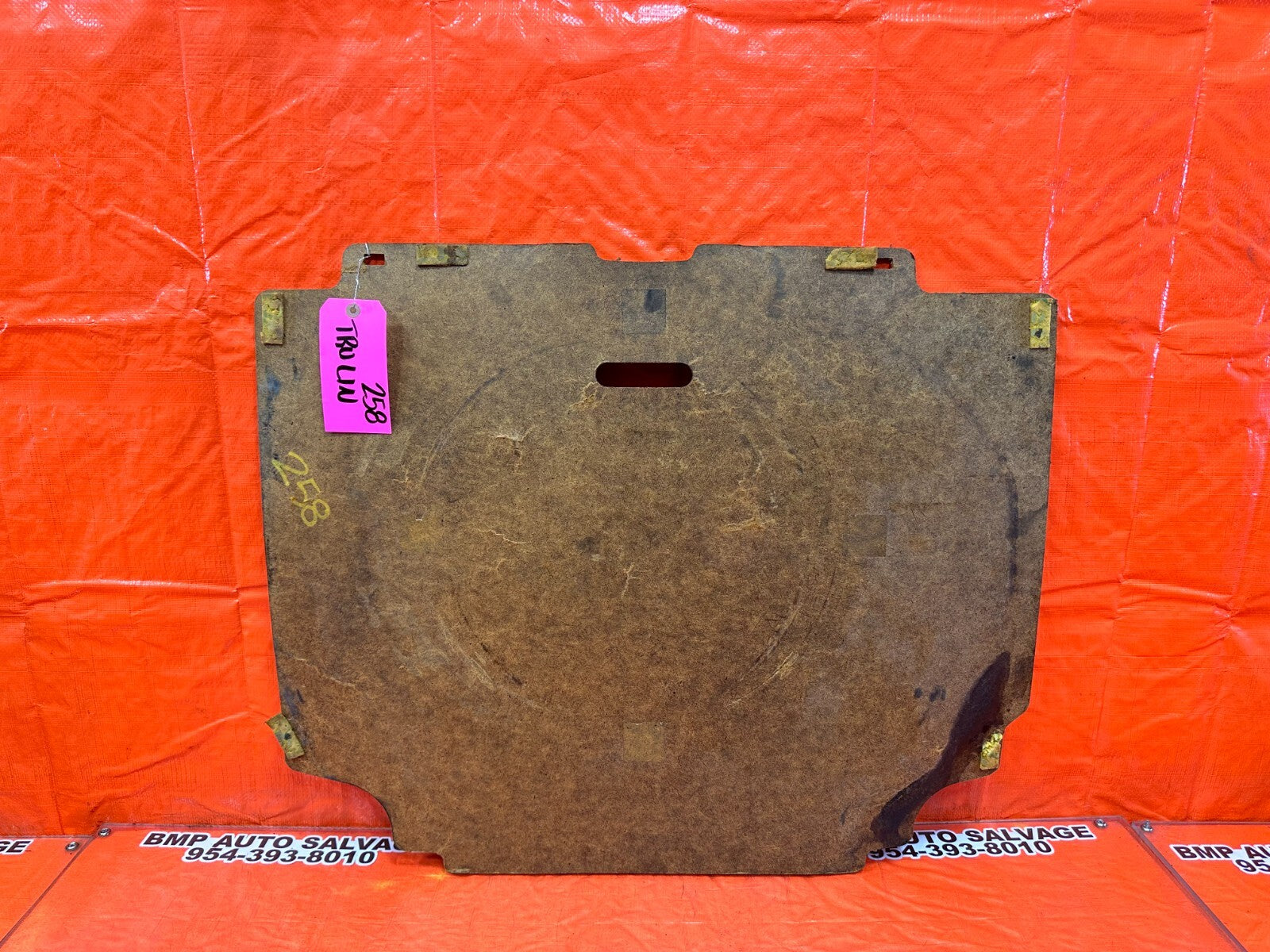 02 03 HONDA CIVIC SI EP3 HATCHBACK   SPARE TIRE COVER TRUNK CARDBOARD   OEM #25810