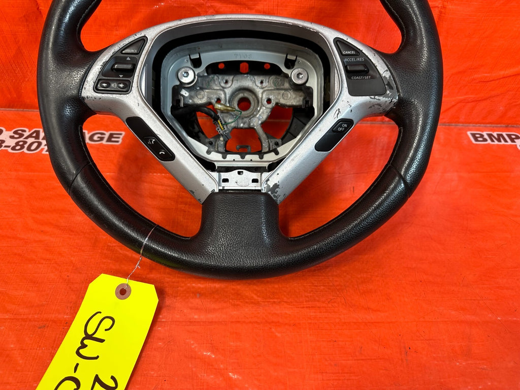 08 15 INFINITI G37 & Q60    2D COUPE  STEERING WHEEL   READ DESC   OEM #2454