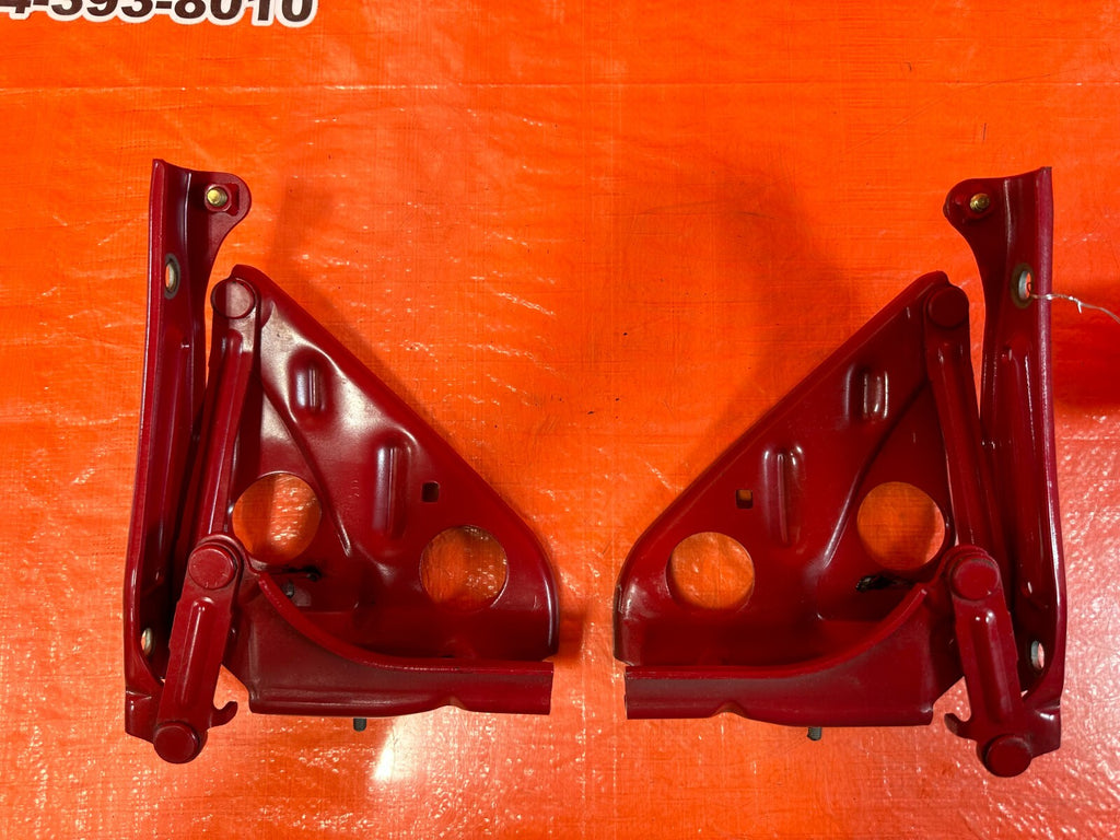 93 97 HONDA DEL SOL   LEFT AND RIGHT TRUNK HINGES   OEM FACTORY #2562