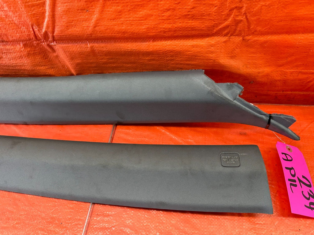 04 08 ACURA TL   LEFT AND RIGHT INTERIOR A PILLARS   MOONLAKE GRAY COLOR OEM 2343