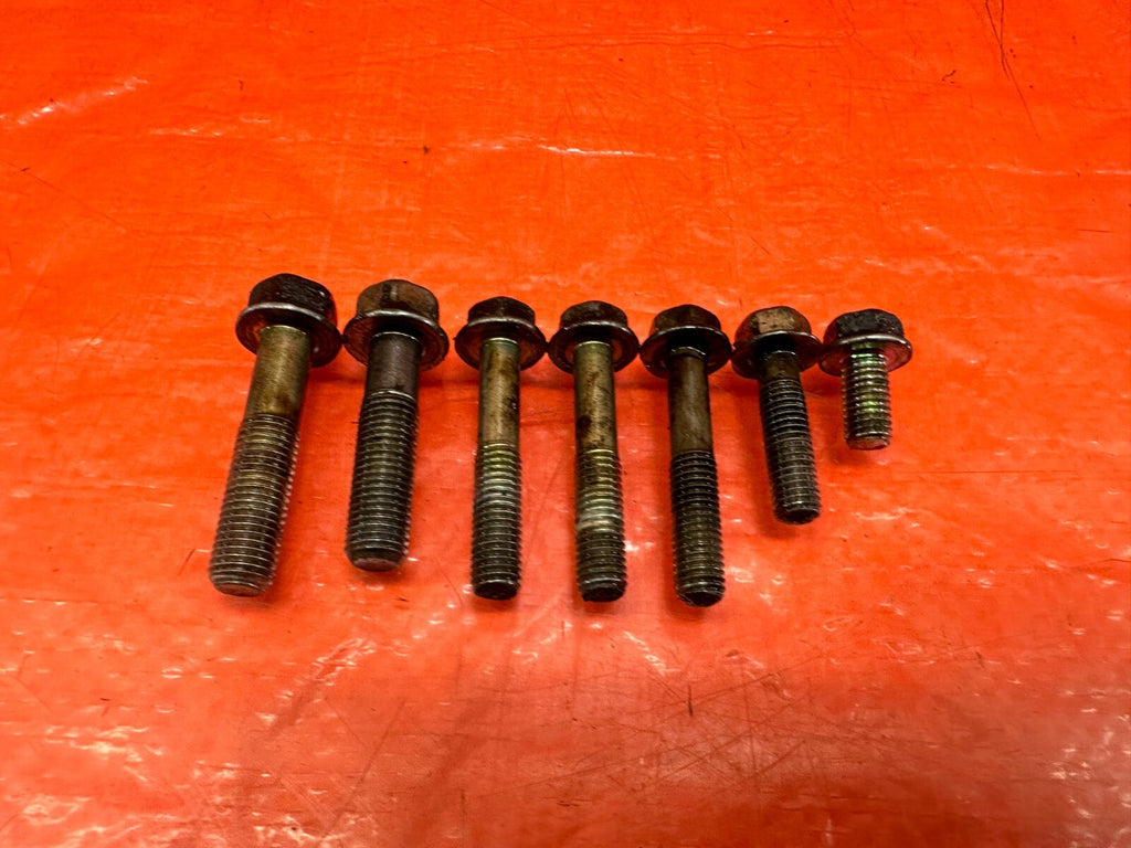 93 97 HONDA DEL SOL   D16Z6   ENGINE STIFFENER BRACKET BOLTS HARDWARE OEM #2273