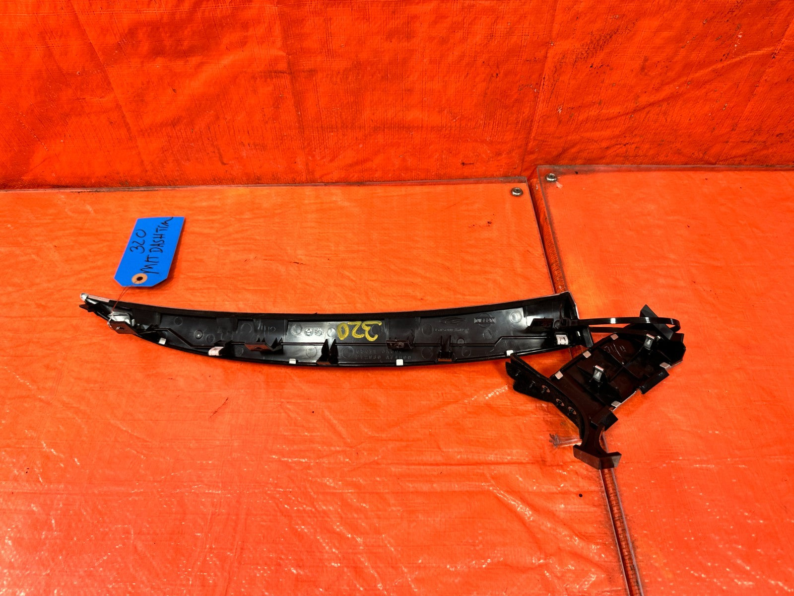 08 13 INFINITI G37 COUPE 2D ALUMINUM DASHBOARD TRIM DASH TRIM   2 PIECE OEM 3207