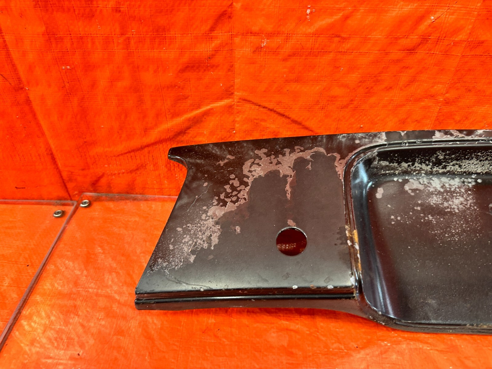 HONDA DEL SOL REAR TRUNK TAIL LIGHT TRIM SKIRT FINISH PANEL LICENSE PLATE #2946