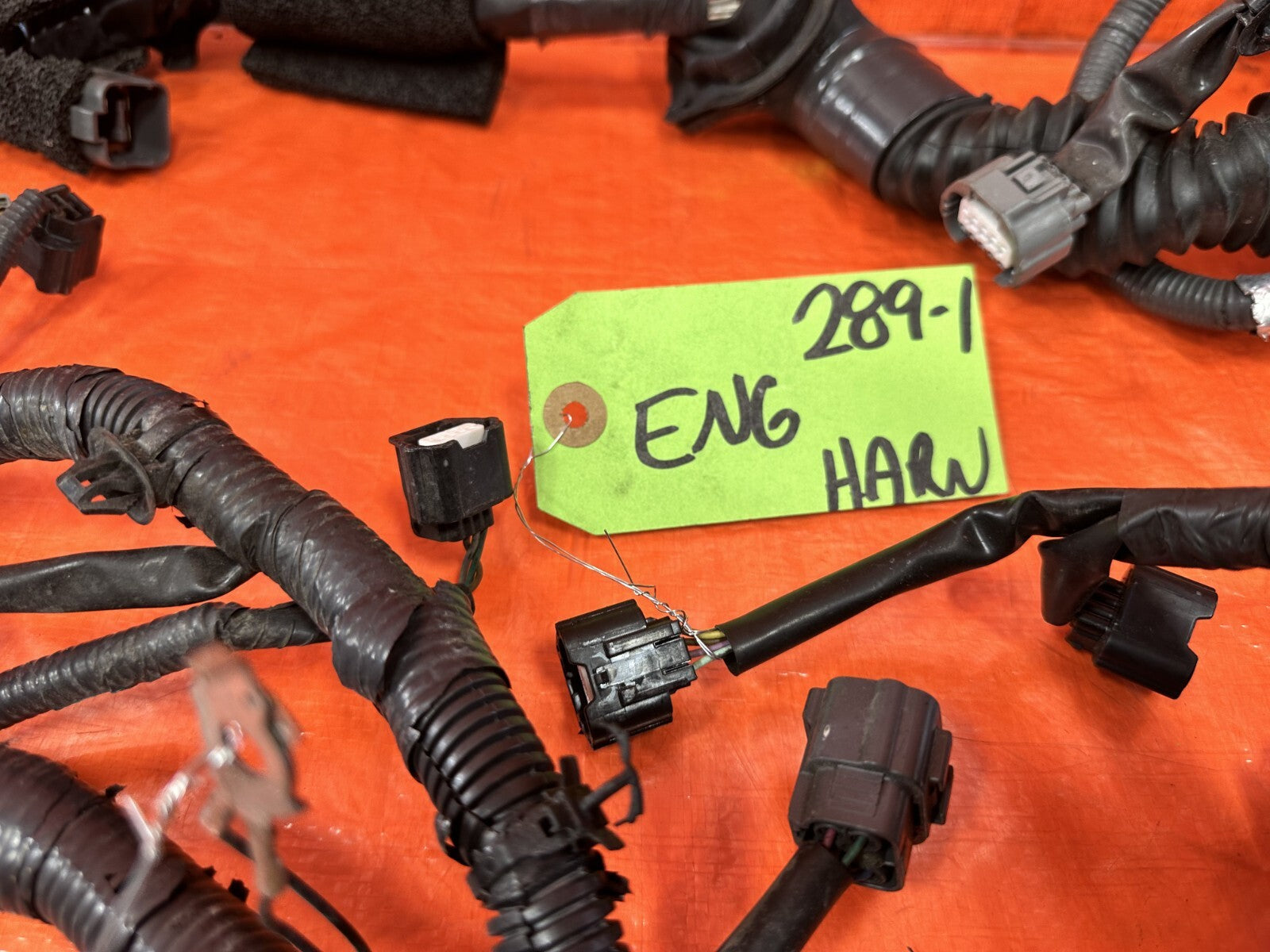 18 19 INFINITI Q60 RED SPORT    RWD   VR30DDTT   ENGINE MOTOR WIRE HARNESS 289 17