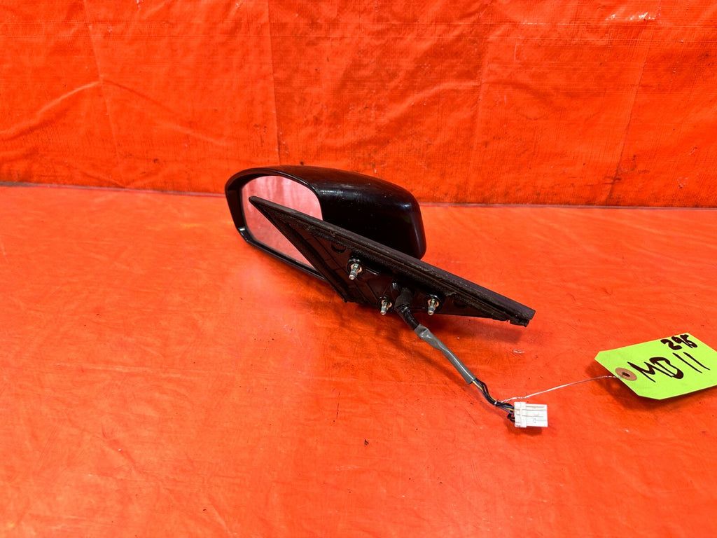 03 07 INFINITI G35 COUPE   DRIVER LEFT EXTERIOR SIDE VIEW MIRROR BLACK COLOR 2981