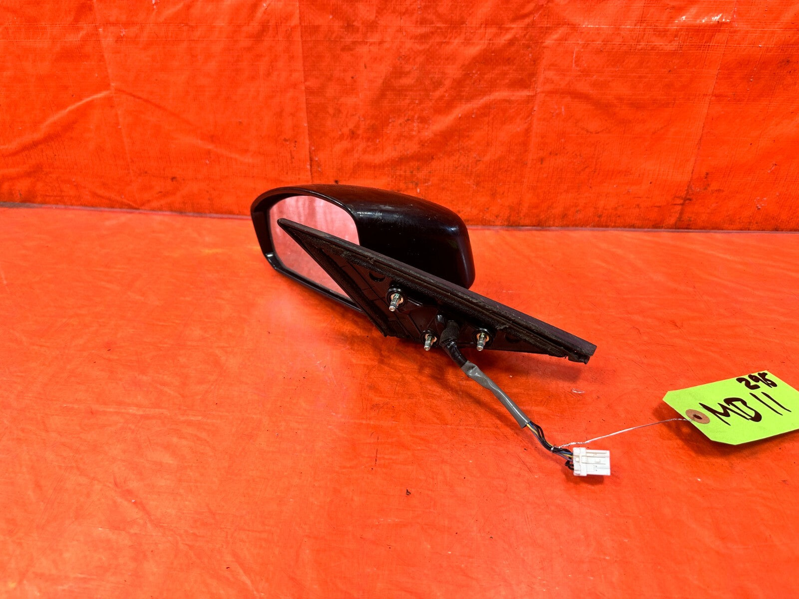 03 07 INFINITI G35 COUPE   DRIVER LEFT EXTERIOR SIDE VIEW MIRROR BLACK COLOR 2981