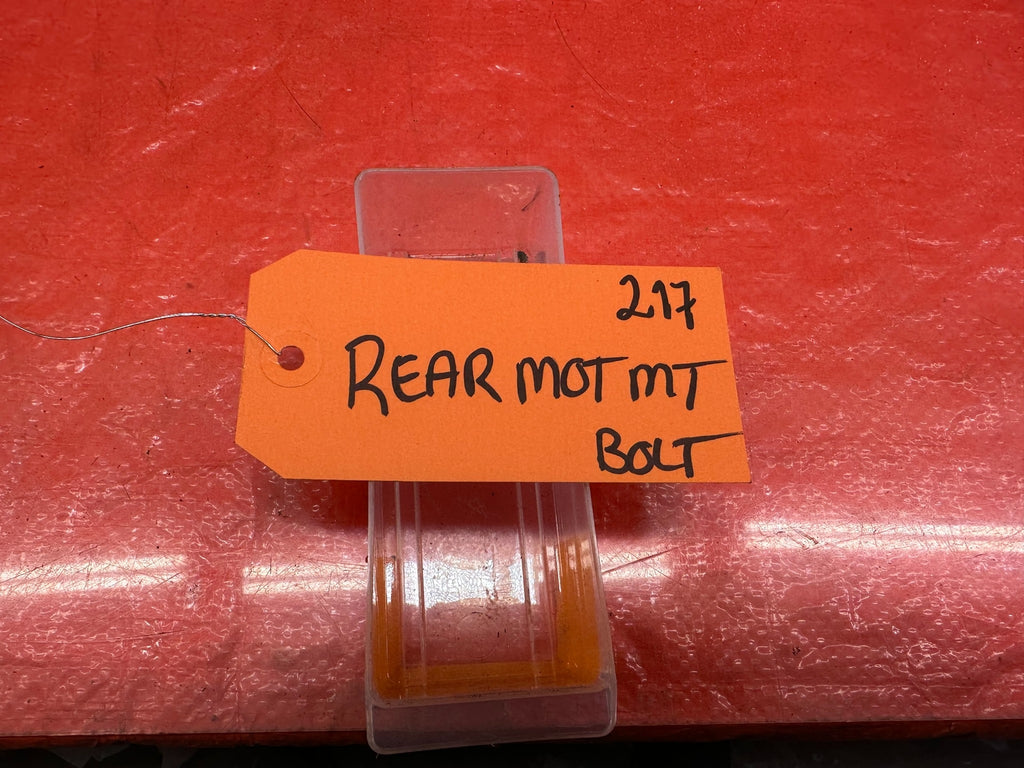 08 15 LANCER EVOLUTION X EVO 10   REAR ENGINE MOTOR MOUNT BOLT HARDWARE OEM #2177