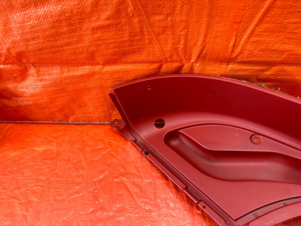 00 09 HONDA S2000   DRIVER LEFT SOFT TOP TRAY TRIM PLASTIC OEM FACTORY   RED5