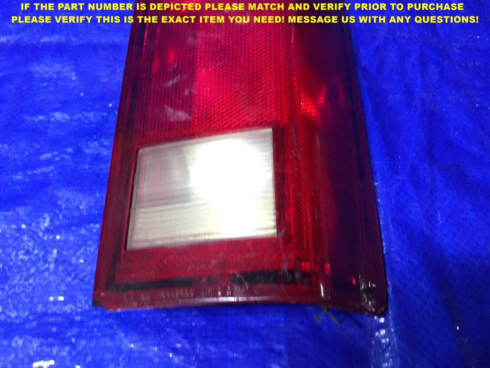 OEM 1985   2005 CHEVROLET CHEVY ASTROVAN PASSENGER RIGHT TAIL LIGHT R RH2