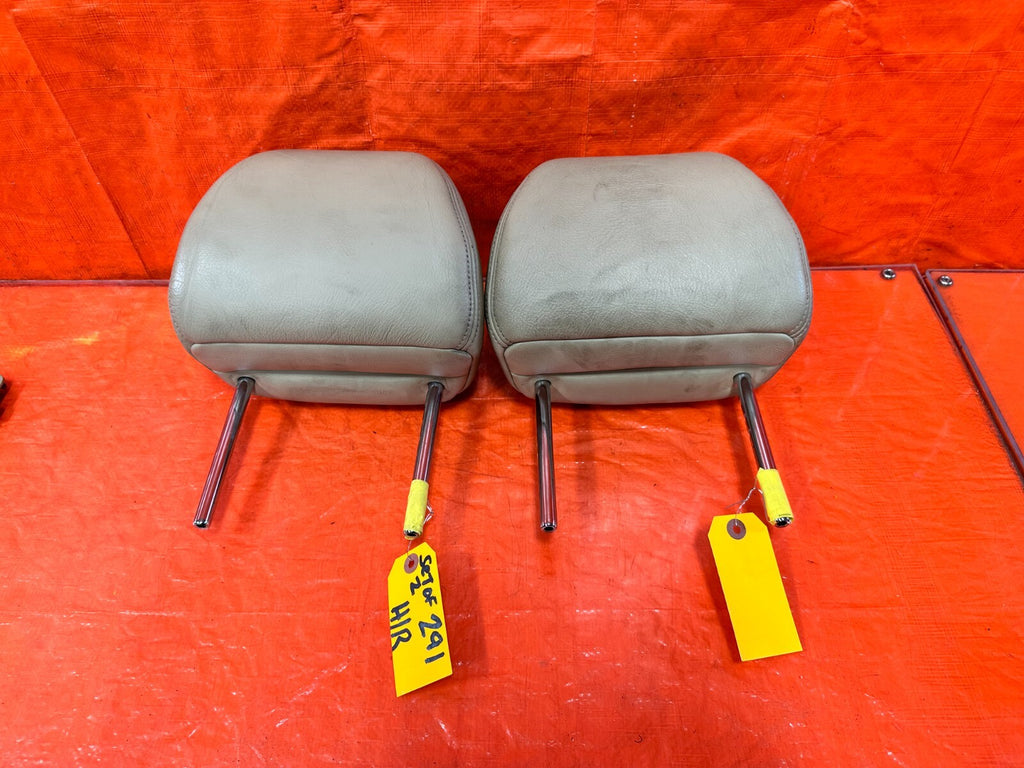 04 08 ACURA TSX   FRONT SEAT HEAD REST SET LEFT AND RIGHT TAN OEM FACTORY #2917