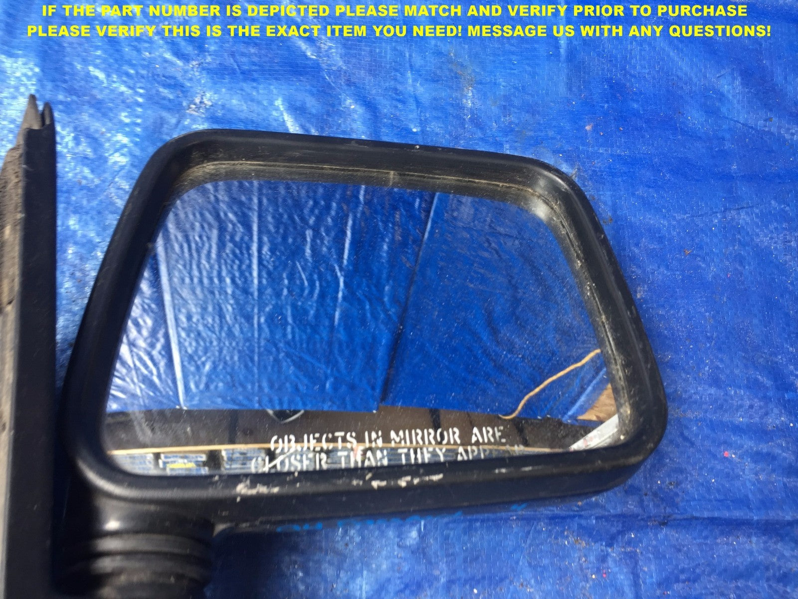 OEM 1994 1995 1996 1997 HONDA PASSPORT PASSENGER RIGHT SIDE VIEW MIRROR 45
