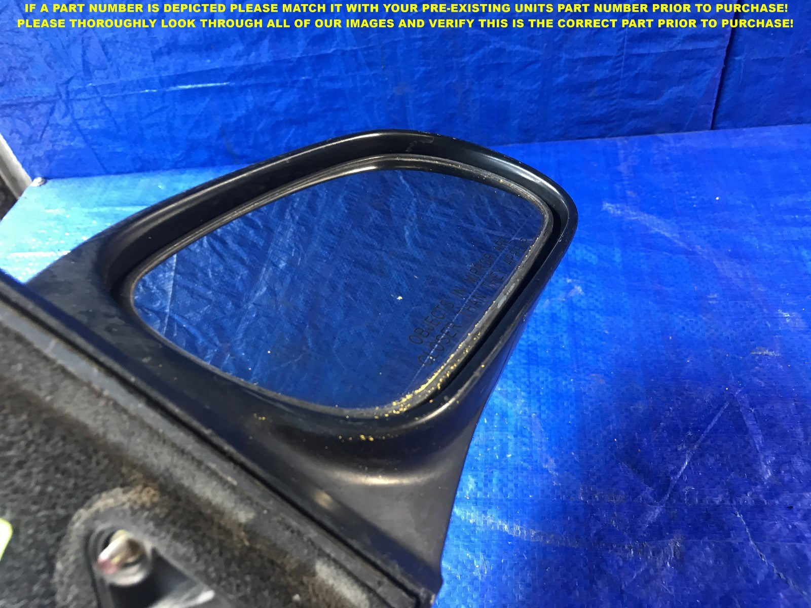 OEM 1996 1997 1998 1999 2000 HONDA CIVIC SEDAN PASSENGER RIGHT SIDE VIEW MIRROR 3