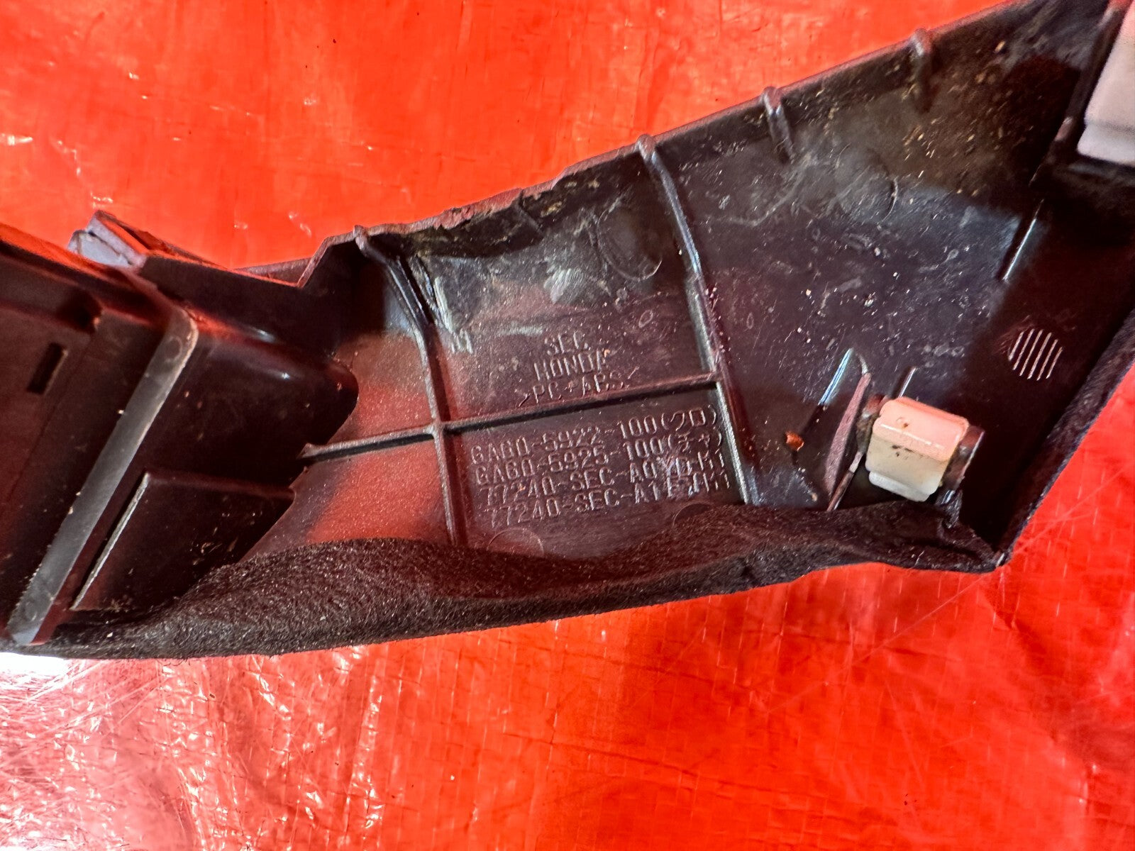 04 08 ACURA TSX   DRIVER LEFT DASHBOARD DASH TRIM INSERT   OEM #27510
