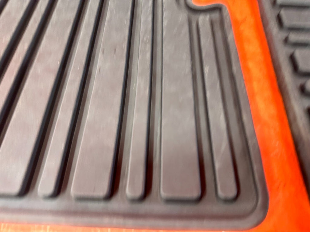 10 15 SUBARU IMPREZA WRX STI   FLOOR MAT SETS BLACK   LEFT RIGHT FRONT REAR OEM14