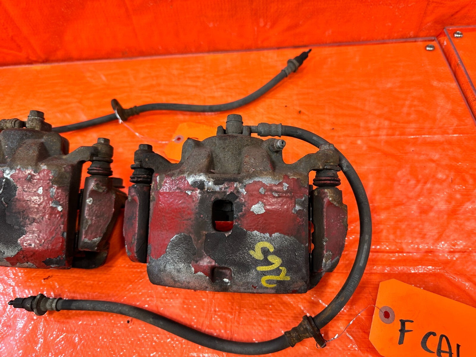 12 15 HONDA CIVIC SI   FRONT BRAKE CALIPERS   LEFT RIGHT CALIPER SET   OEM #2656