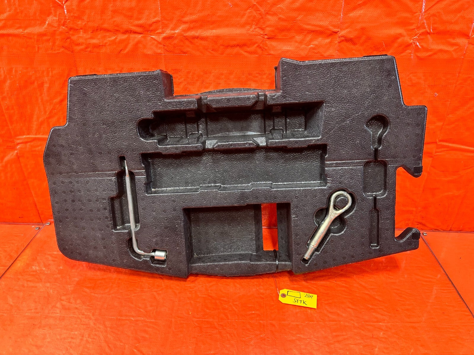 17 20 INFINITI Q60   SPARE TIRE TOOL KIT COMPARTMENT BOX   OEM FACTORY #2890