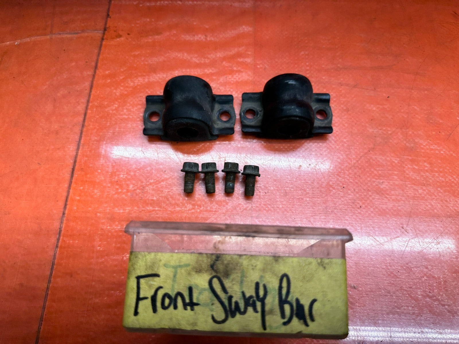 13 15 HONDA CIVIC SI 2.4L FRONT SWAY STABILIZER BAR MOUNTING BOLTS BRACKETS 3340