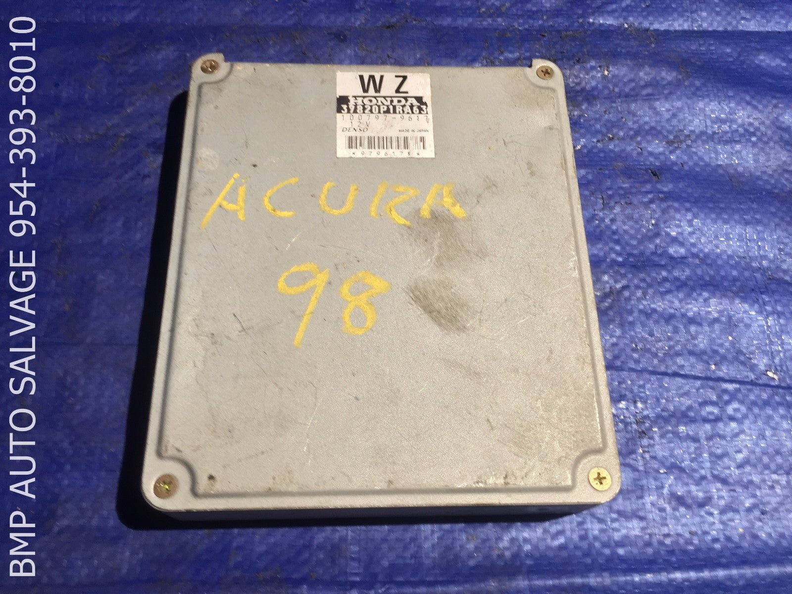 OEM 1998 ACURA TL ECU # 37820 P1R A63 ENGINE COMPUTER BRAIN ECM #1112 #FB660