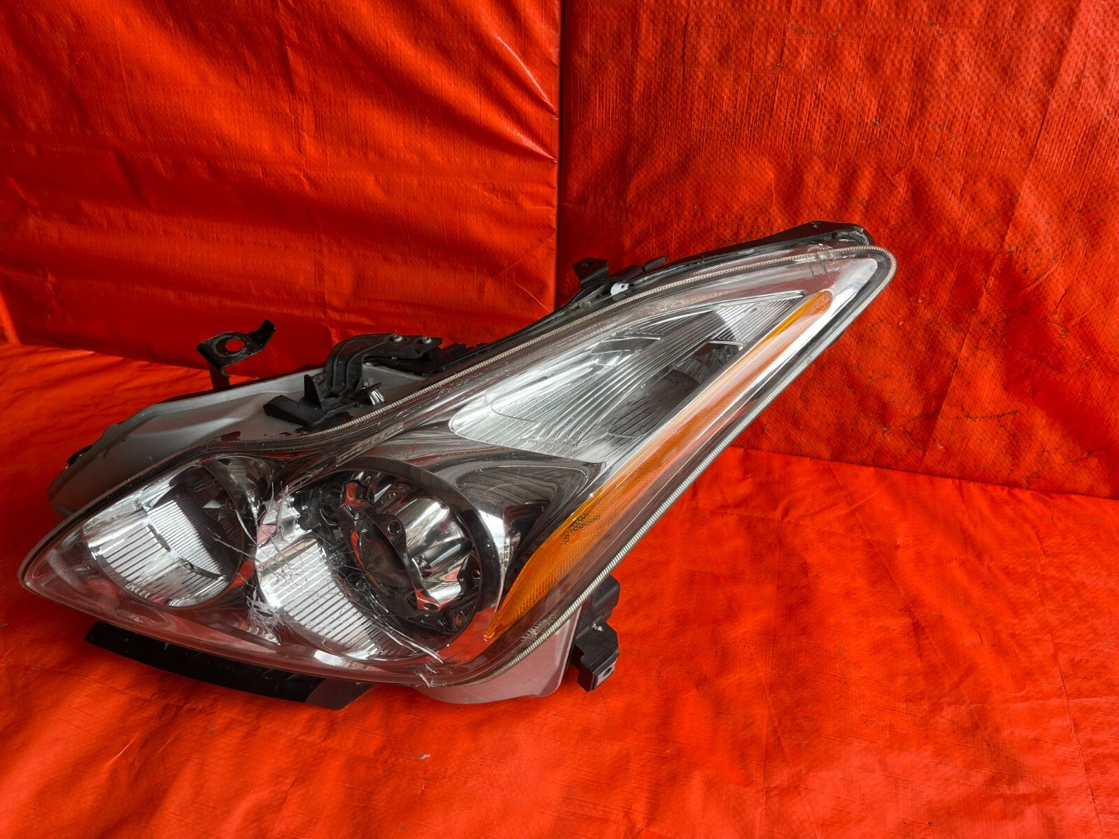 08 10 INFINITI G37 SPORT S 2D DRIVER LEFT HEADLIGHT HEADLAMP NON AFS OEM  FLAW!9