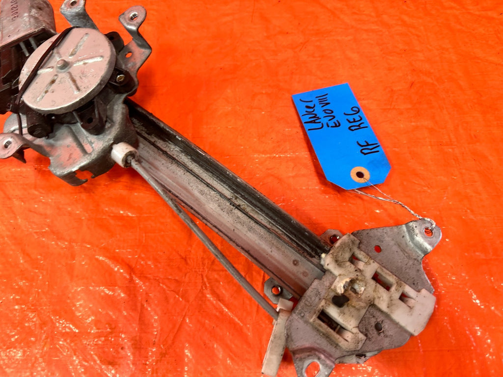 03 05 LANCER EVOLUTION EVO VIII IX 8 9   RIGHT FRONT WINDOW REGULATOR OEM EV84