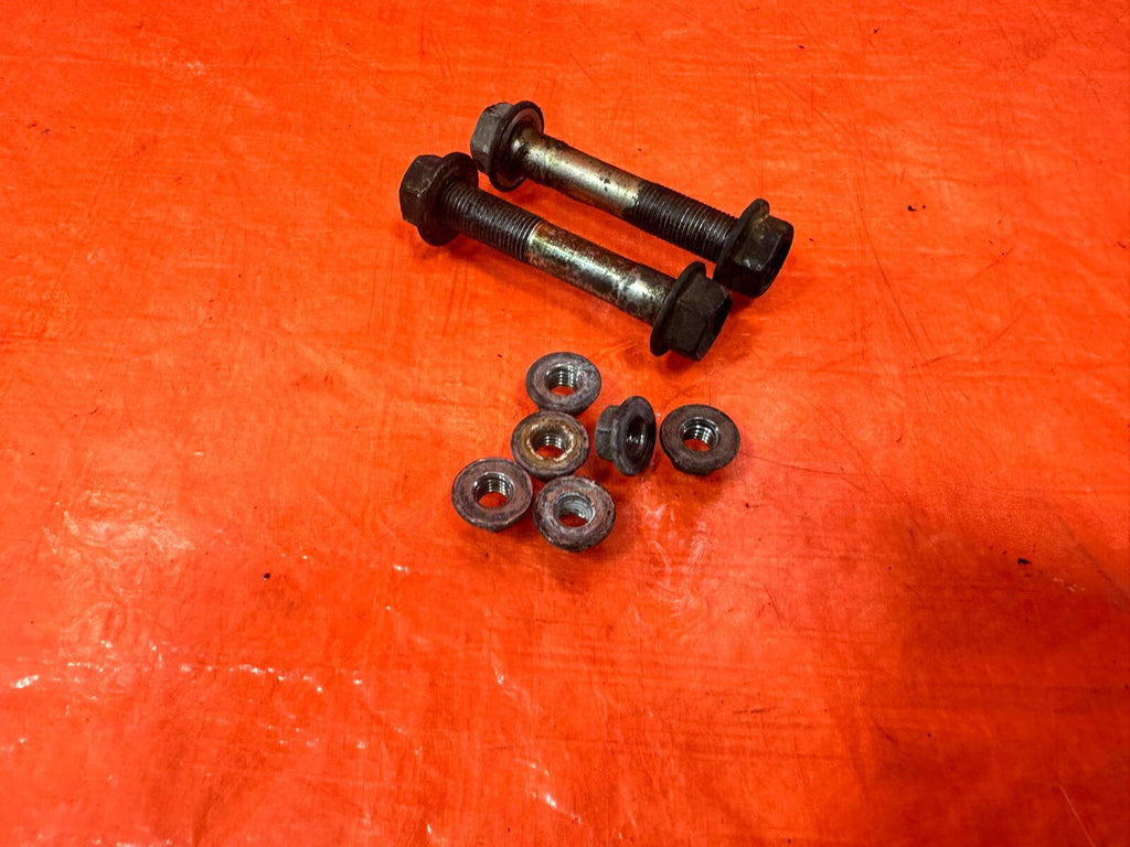 03 07 INFINITI G35 COUPE   FRONT SHOCK MOUNTING BOLT SET BOLTS HARDWARE OEM 2981