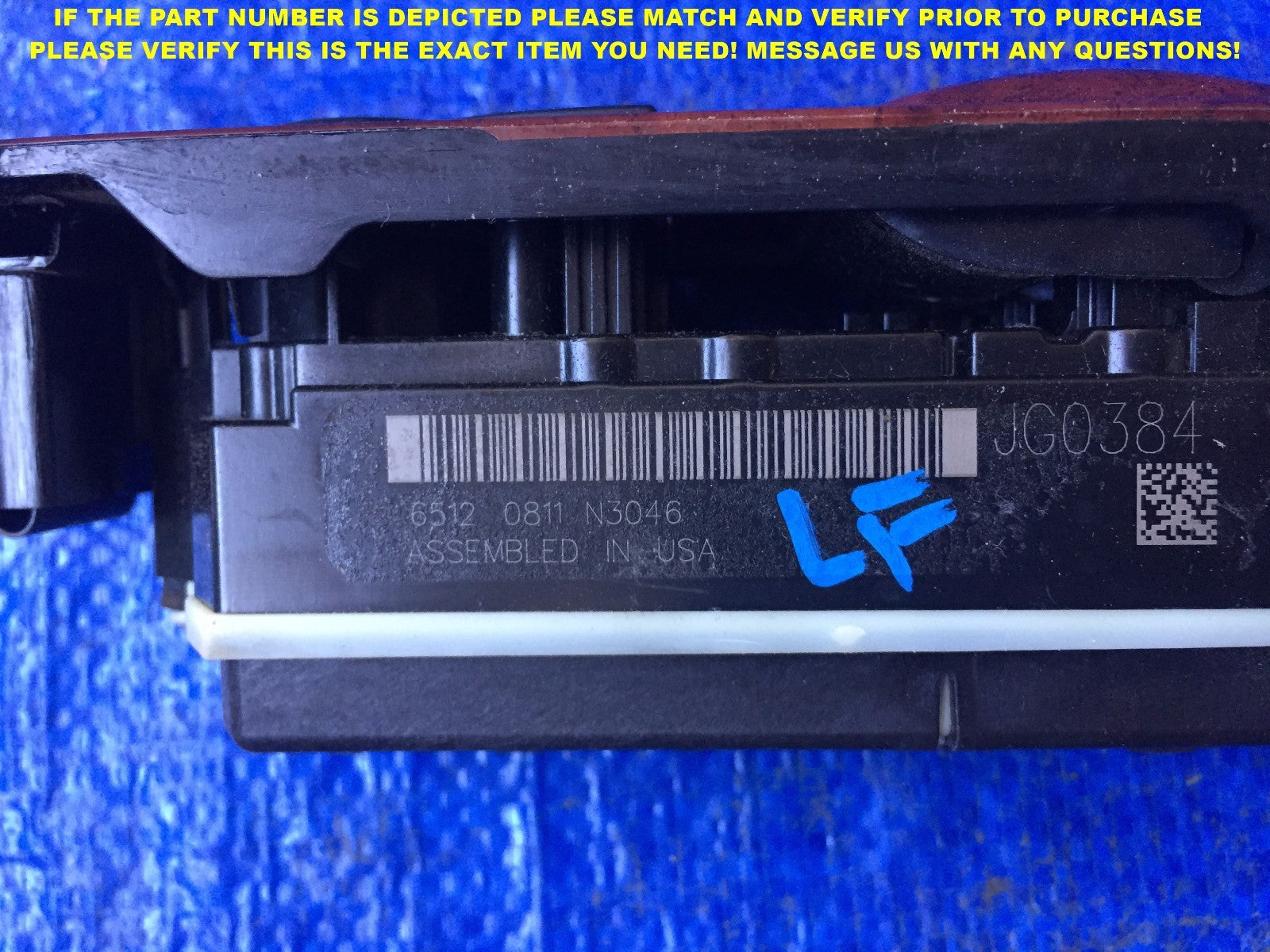 OEM 2007 2008 2009 2010 2011 CHEVROLET TAHOE DRIVER LEFT FRONT WINDOW SWITCH4