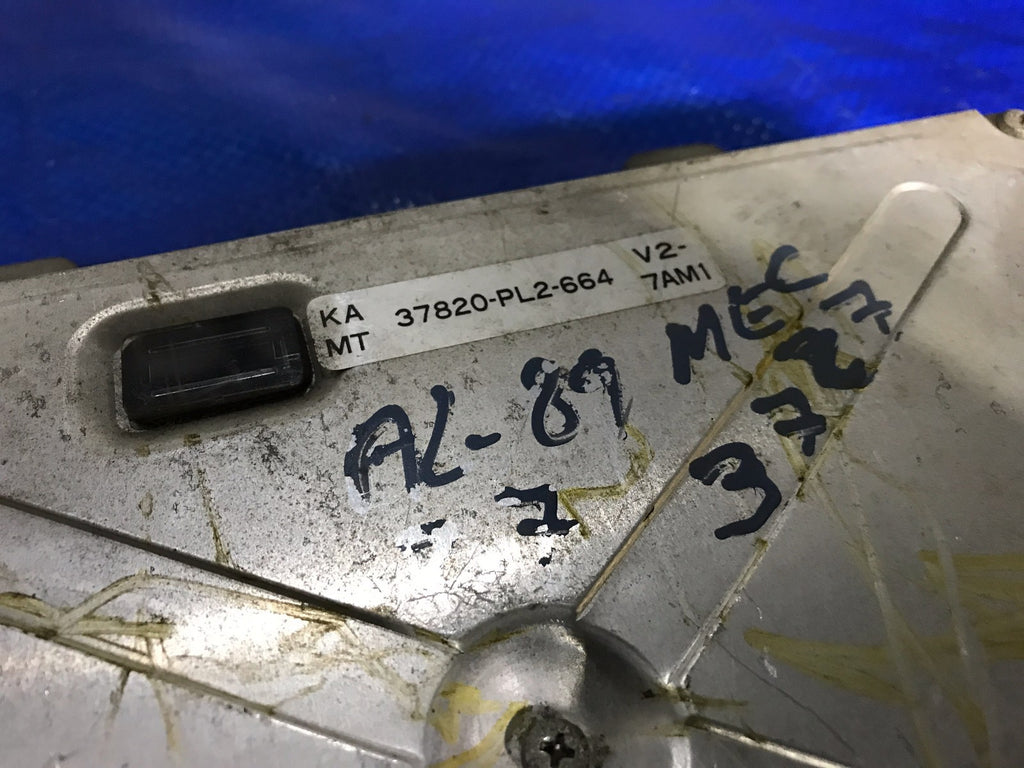 OEM 1987 87   ACURA LEGEND ENGINE COMPUTER ECU ECM EBX   37820 PL2 6641